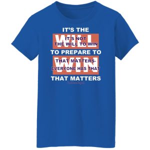 It's The Will To Prepare To Win That Matters Shirt, Hoodie, Tank 25