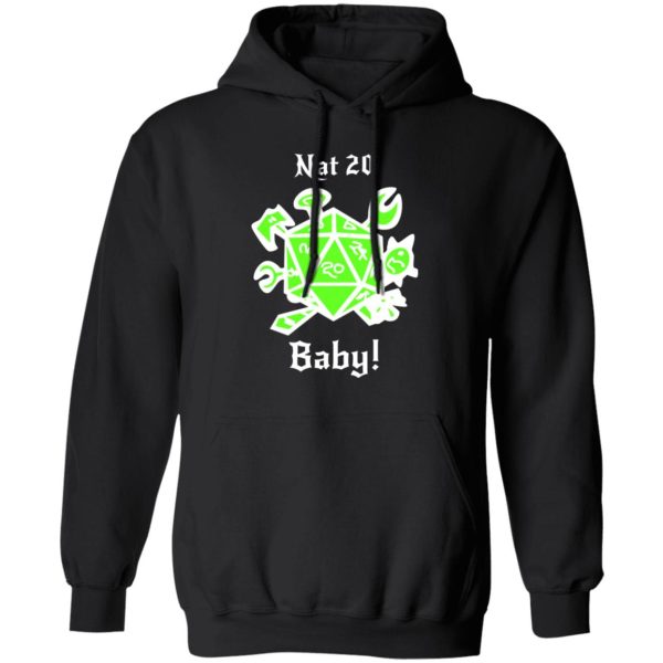 Nat 20 Baby Shirt, Hoodie, Tank 3