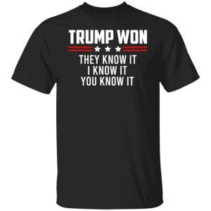 Trump Won They Know It I Know It You Know It Shirt, Hoodie, Tank 18