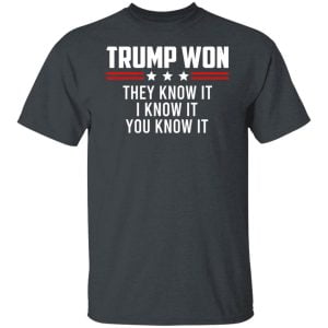 Trump Won They Know It I Know It You Know It Shirt, Hoodie, Tank 19