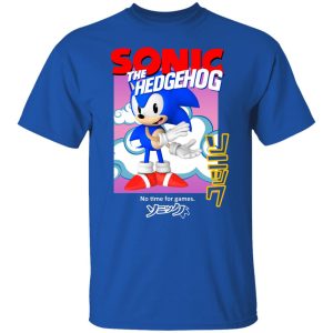 Sonic The Hedgehog No Time For Games Shirt, Hoodie, Tank 21