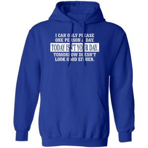 I Can Only Please One Person A Day Today Isn't Your Day Tomorrow Doesn't Lookd Good Either Shirt, Hoodie, Tank 16