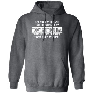 I Can Only Please One Person A Day Today Isn't Your Day Tomorrow Doesn't Lookd Good Either Shirt, Hoodie, Tank 17