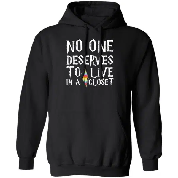 No One Deserves To Live In A Closet Harry Potter LGBT Shirt, Hoodie 2