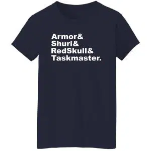Armor & Shuri & Redskull & Taskmaster Shirt, Hoodie 25