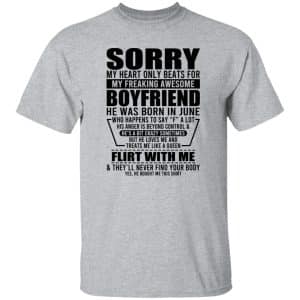 My Heart Only Beats For My Boyfriend Was Born In June 16