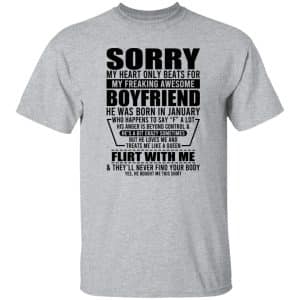 My Heart Only Beats For My Boyfriend Was Born In January 16